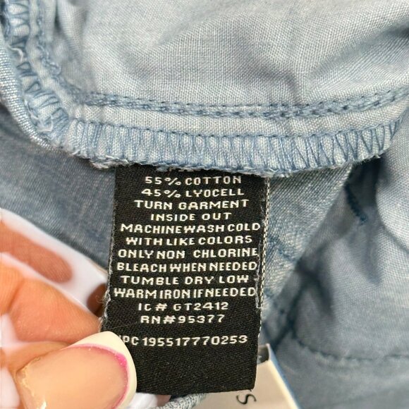 Social Standard By Sanctuary Womens Pull-On Cargo Pants SZ Large Elastic Waist - Picture 4 of 10